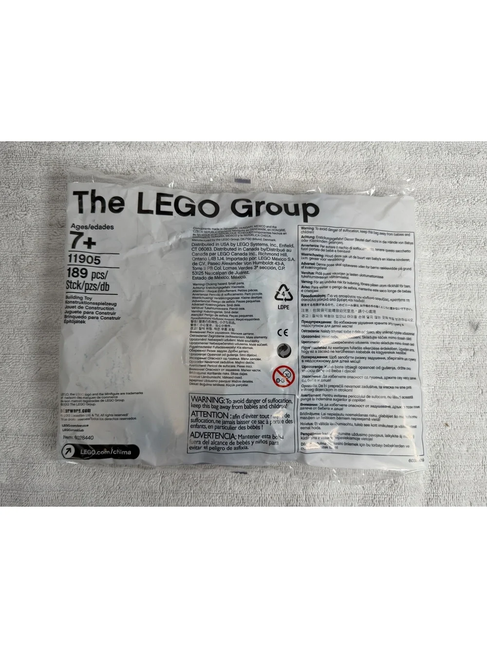 The LEGO Group Star Wars 189-Piece Building Toy 11905 (NEW Sealed) 6028440